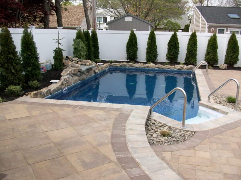 cambridge paver pool patio